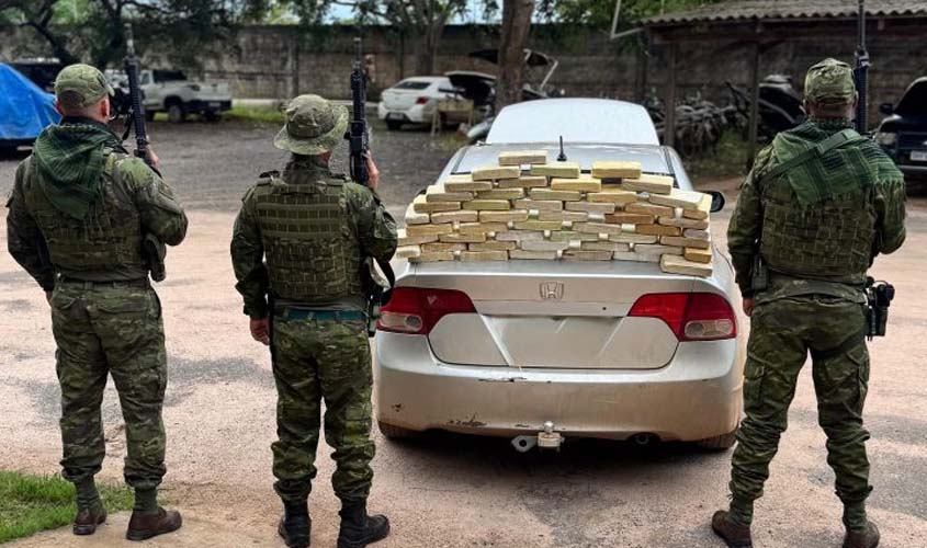Forças de segurança apreendem mais de 52 kg de cocaína