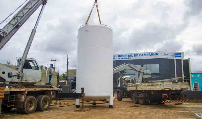 Hospitais da rede estadual de Rondônia têm oxigênio suficiente para atender pacientes com Covid-19