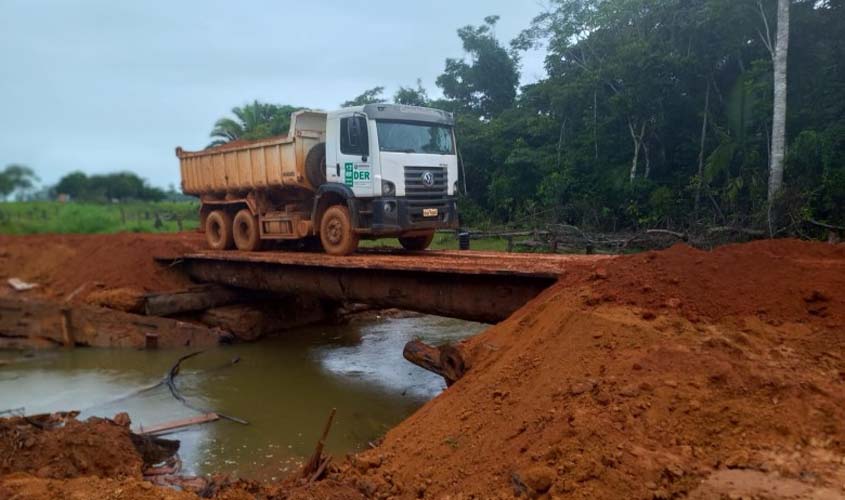 Parceria entre Prefeitura de Porto Velho e Estado garante ponte no distrito de Rio Pardo