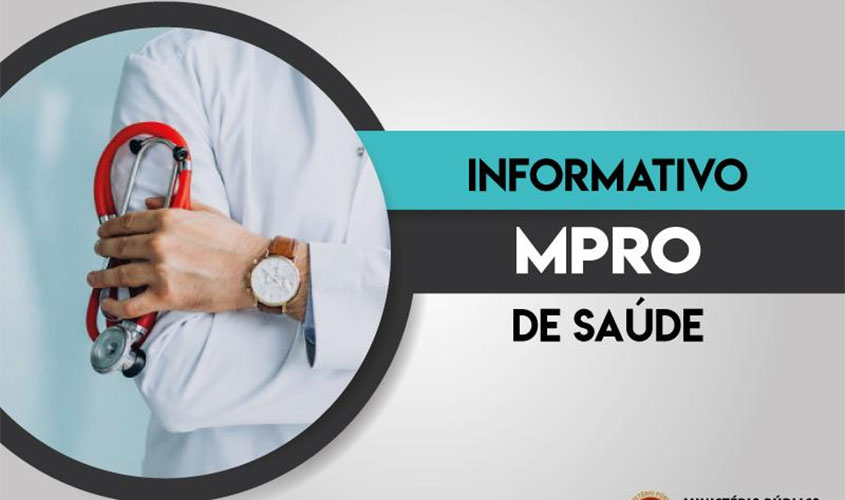 Ministério Público lança boletim Informativo com orientações na área da Saúde