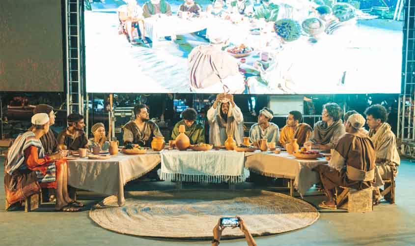 Espetáculo Jesus de Nazaré emociona o público no Parque da Cidade
