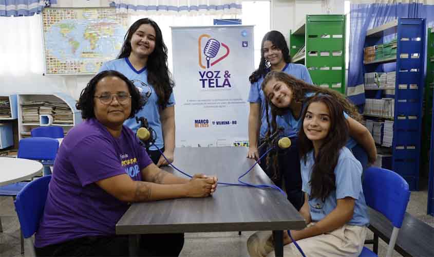 Oficina 'Voz & Tela' capacita jovens na produção de podcasts em vídeo