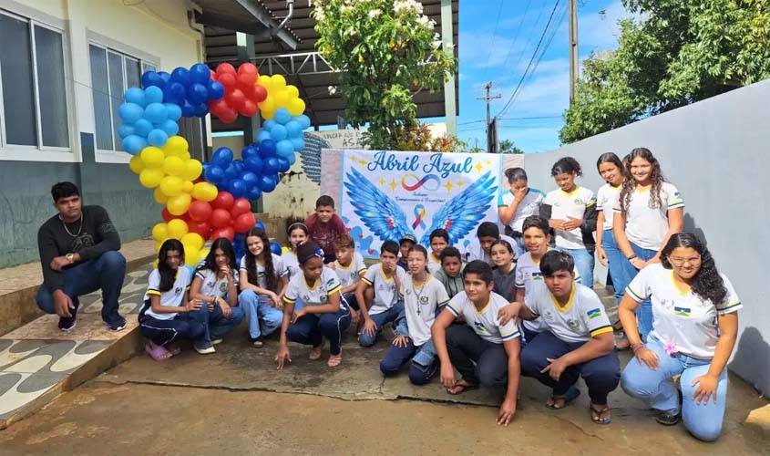 Abril Azul promove inclusão em escolas de RO