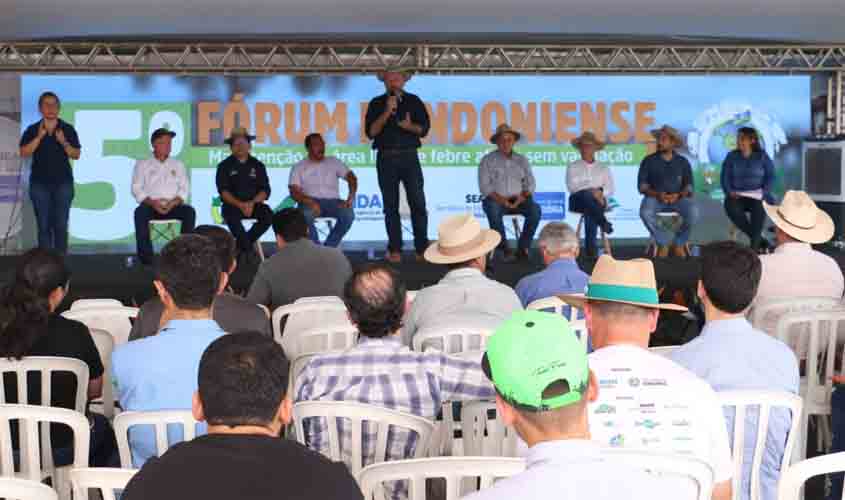 Setores ligados à pecuária reforçam debates para a manutenção da zona livre de febre aftosa em Rondônia
