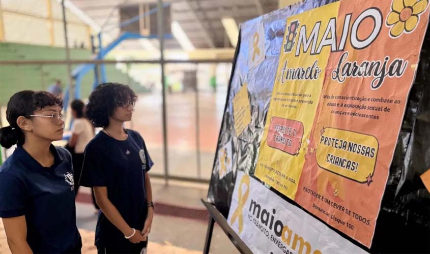 Ambiente educacional recebe ações do Maio Laranja