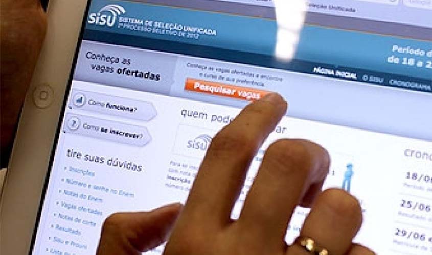 Termina amanhã prazo de inscrição do Sisu