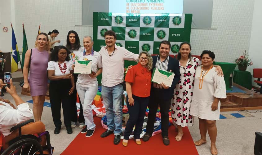 Comissão de Diversidade Sexual e de Gênero da OAB Rondônia é homenageada pela Defensoria Pública