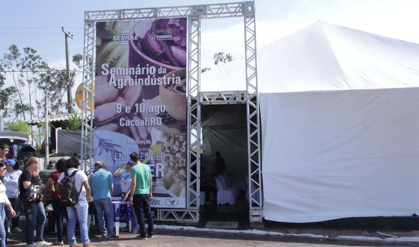 Sebrae em Rondônia promove seminário da agroindústria durante a XX Feira Agropecuária de Cacoal