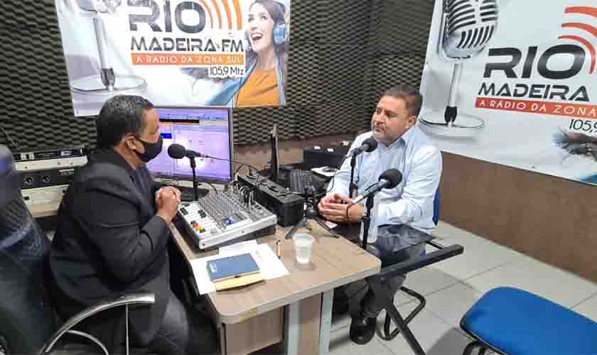 Em entrevista a Rádio Rio Madeira, Fogaça presta contas de ações do mandato e garante que o foco agora será atender demandas da Zona Sul da capital