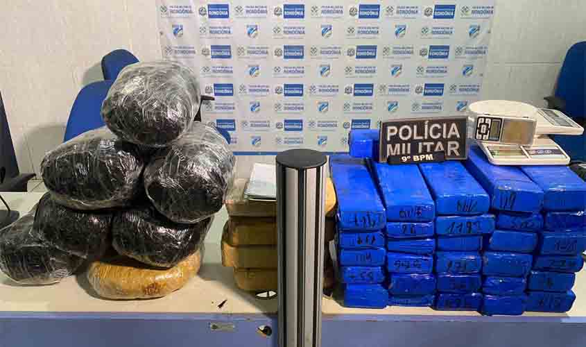 Polícia apreende quase 50 kg de maconha em residência na zona sul de Porto Velho após denúncia