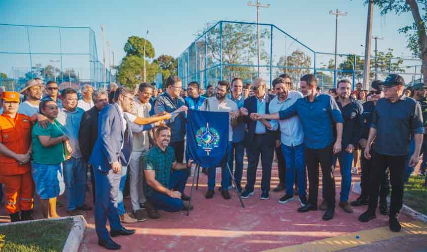 Prefeitura de Porto Velho celebra parceria com o Governo do Estado durante entrega de praça