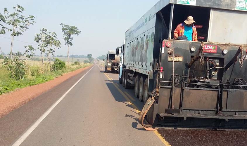 Programa para restauração das rodovias estaduais é realizado em três etapas em Rondônia
