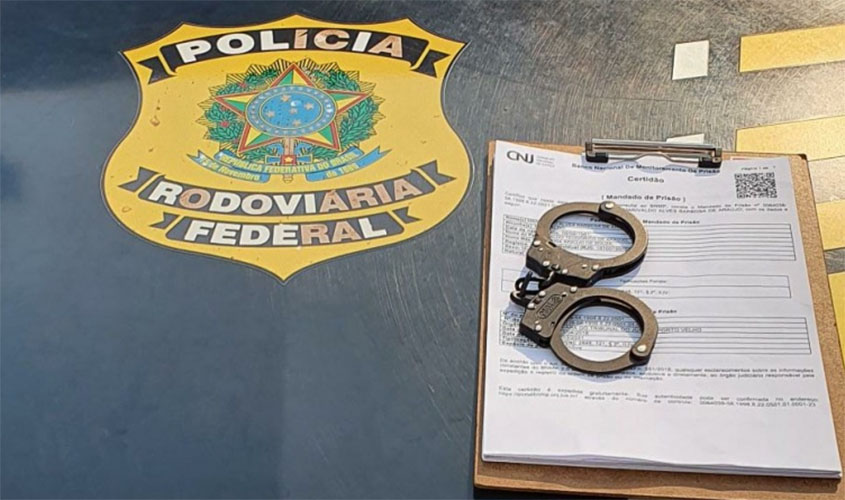 Em Rondônia, PRF cumpre 4 mandados de prisão durante fim de semana