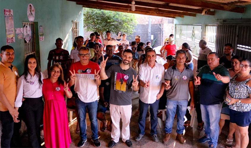Vinicius Miguel cumpre agenda em bairros populares de Porto Velho