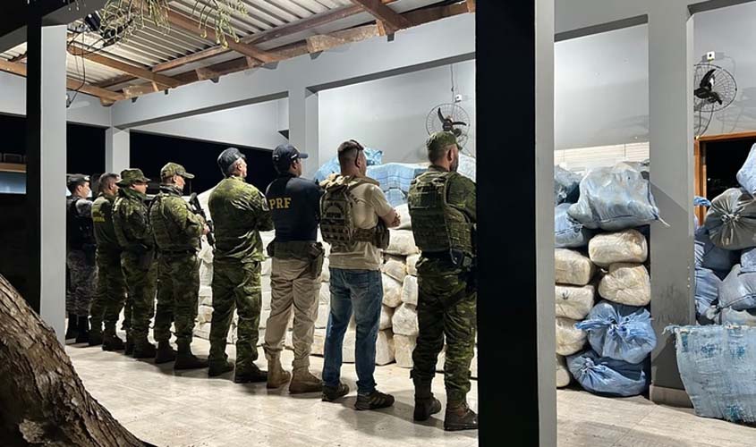 PF apreende mais de 3 toneladas de drogas em Rondônia