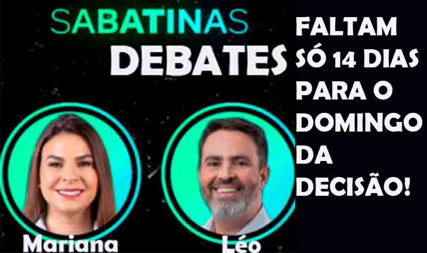 SABATINAS NA SICTV E TRÊS DEBATES NAS DUAS SEMANAS DECISIVAS EM PORTO VELHO VÃO AJUDAR O ELEITOR A DECIDIR