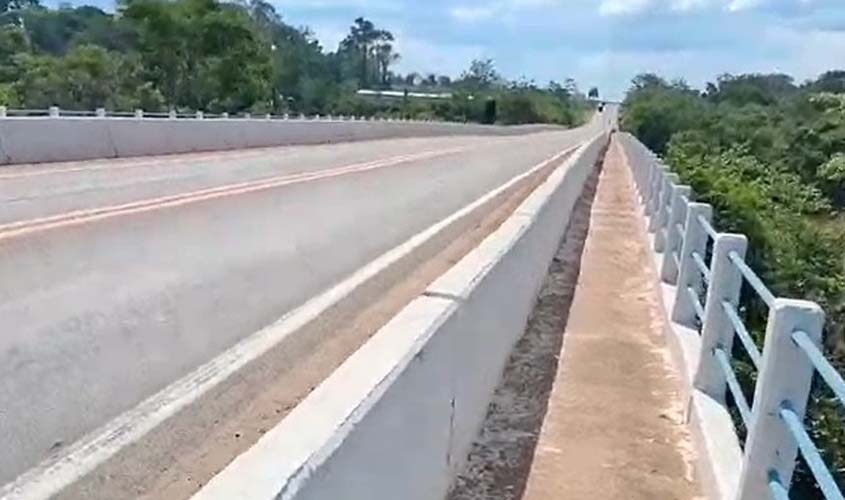 Ponte sobre o Rio Machado não apresenta risco, diz Nova 364