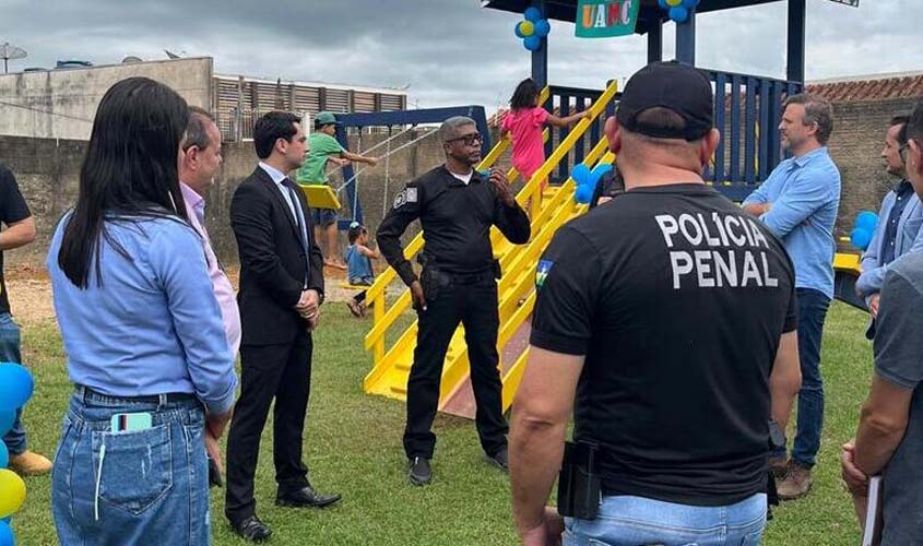 Judiciário inaugura lazer em casa de acolhimento de Buritis