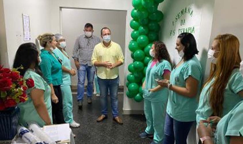 Hospital de Retaguarda realiza a primeira semana de fisioterapia voltada para saúde do servidor