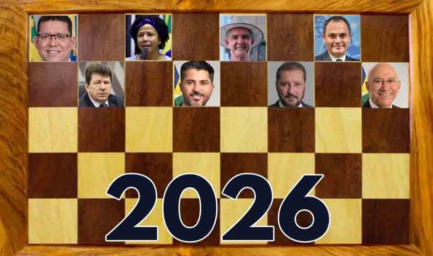 SÃO PELO MENOS OITO PEÇAS JÁ COLOCADAS NO TABULEIRO DO XADREZ PARA 2026: O JOGO ELEITORAL Á COMEÇOU!