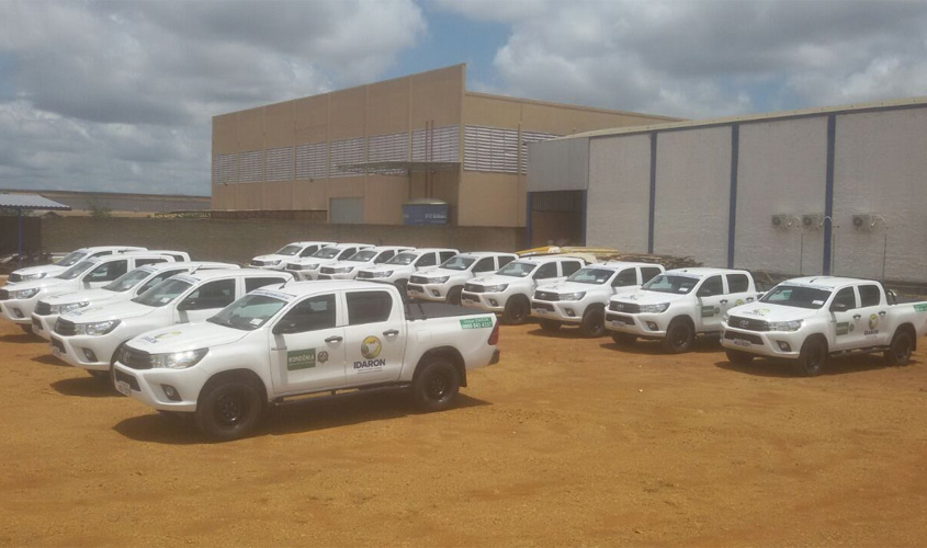 Mais 15 camionetes são adquiridas com recurso de Fundo Estadual de Sanidade Animal para atender municípios de Rondônia