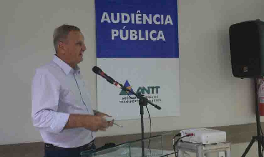 Adelino Follador participa de Audiência Pública para privatização da BR- 364