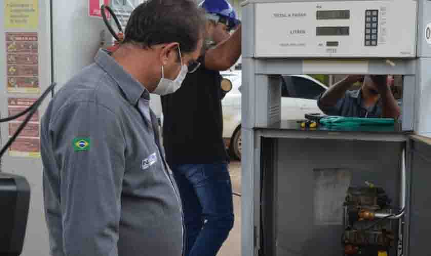 Fiscalização do Ipem é intensificada em postos de combustíveis em Porto Velho