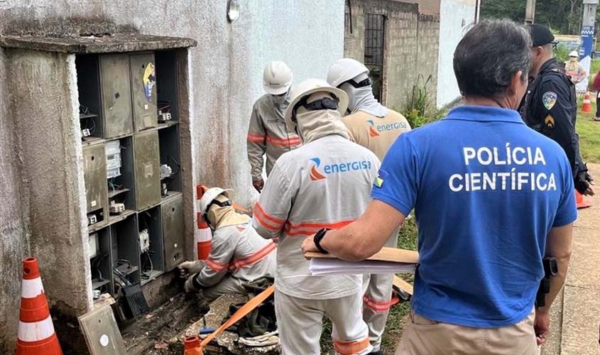 Furto de energia: 9 mil irregularidades e 50 prisões em 100 dias