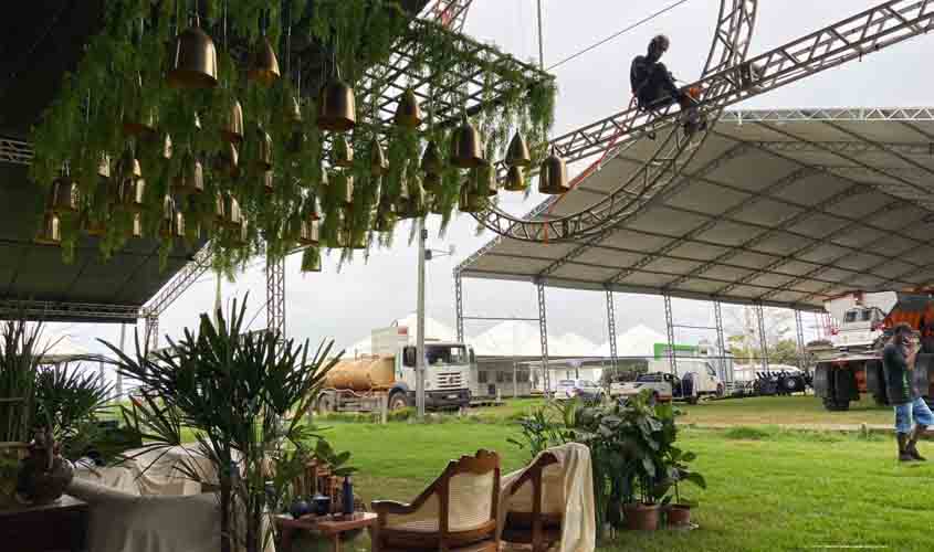 Preparativos são intensificados para o início da 11ª edição da Rondônia Rural Show Internacional