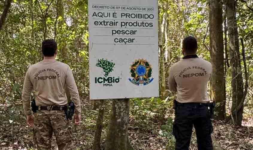 PF deflagra operação para combater crimes ambientais na RESEX Barreiro das Antas em Rondônia