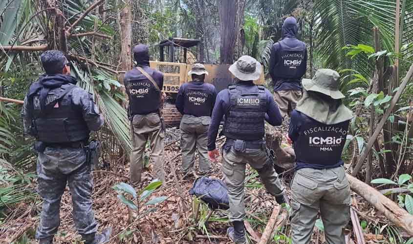 Operação Dominância apreende R$ 2,8 mi em bens em operação contra garimpo ilegal, desmatamento e invasão em unidades de conservação de Rondônia