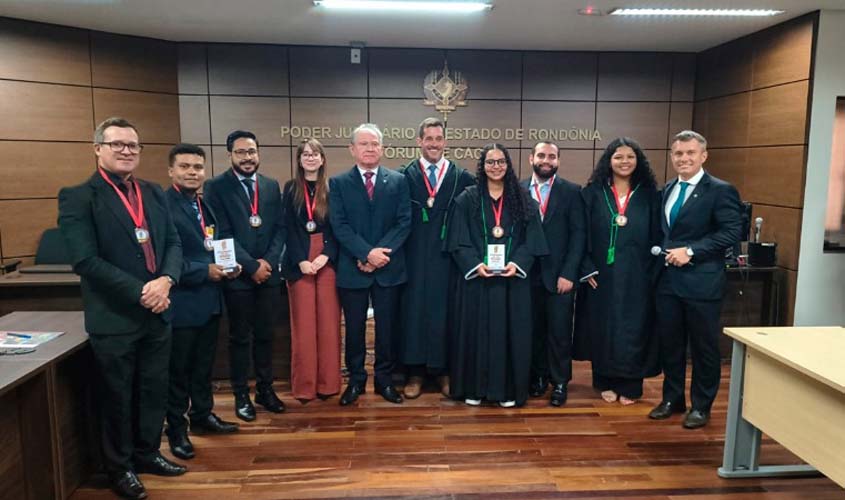 Em júri simulado, MPRO reforça direito ao julgamento popular