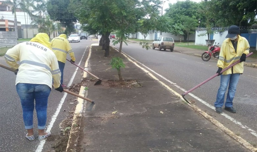 Semusb inicia semana com duas frentes de limpezas