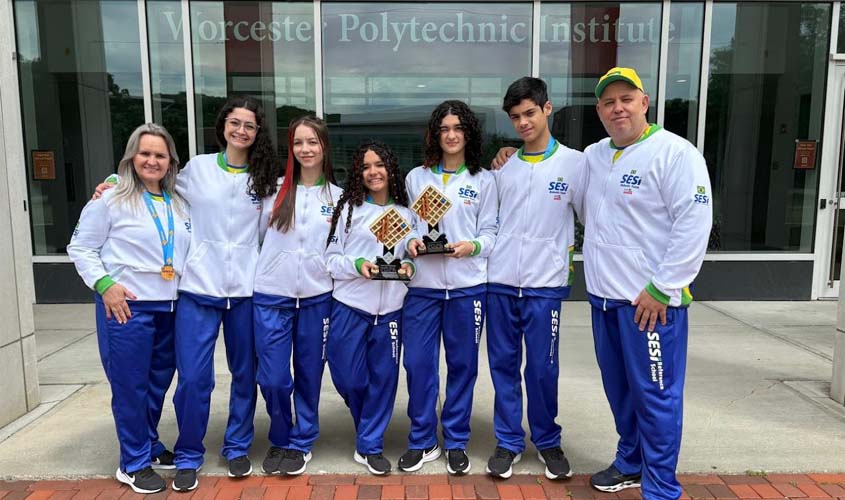 Equipe do SESI-RO conquista dois troféus nos EUA