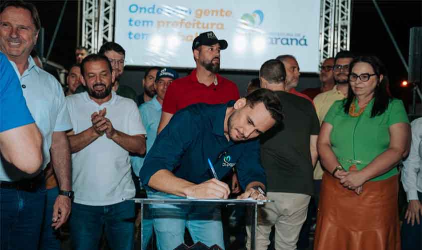 Prefeito assina ordem de serviço para construção do novo Kartódromo Municipal com investimento de R$ 10 milhões