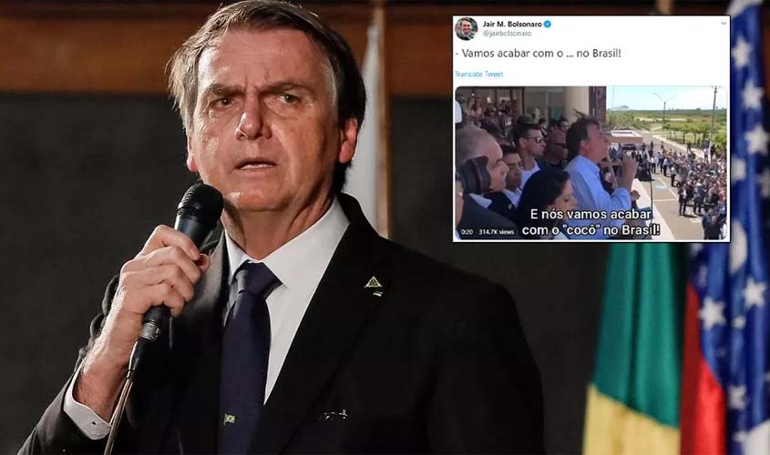 Bolsonaro quebra decoro novamente e posta vídeo sobre seu plano para 