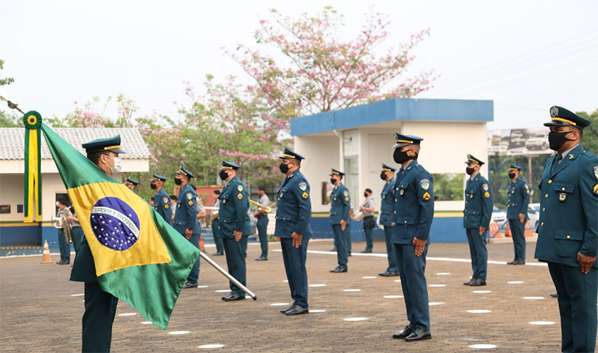 Polícia Militar forma mais de 200 novos sargentos; eventos de graduação atendem protocolo de enfrentamento à pandemia