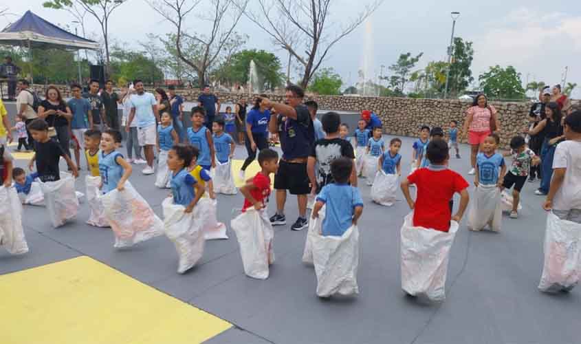 “Dia de Brincar” marcou o último sábado (13) para centenas de crianças da capital