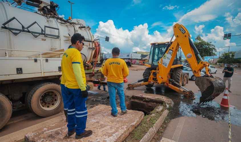 Prefeitura intensifica limpeza do sistema de drenagem e pede apoio da população para evitar alagamentos