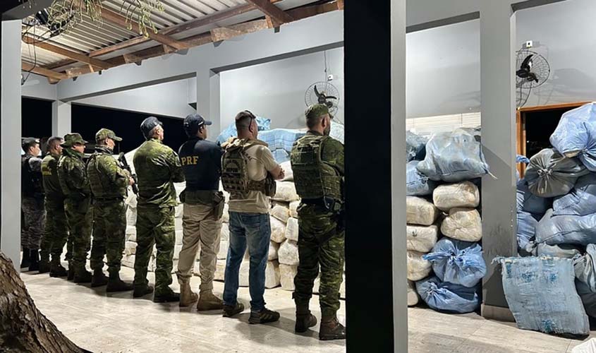 PF apreende mais de 3 toneladas de drogas em Rondônia