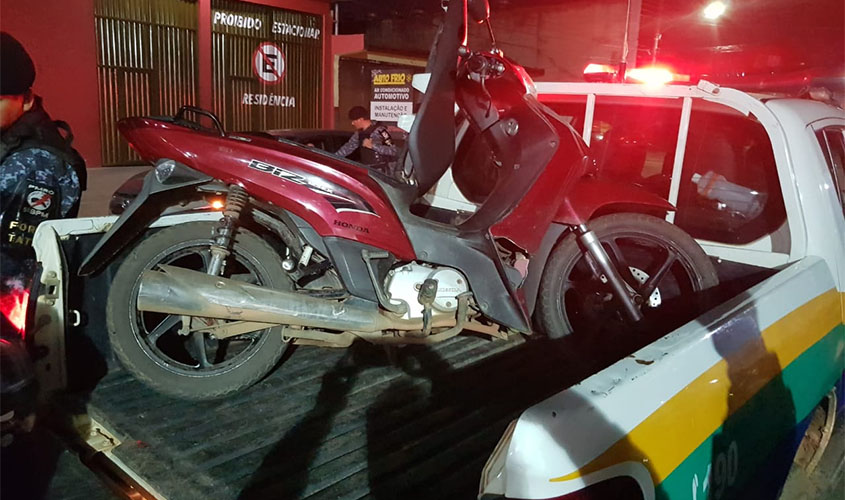 Polícia recupera moto furtada na frente do Porto Velho Shopping
