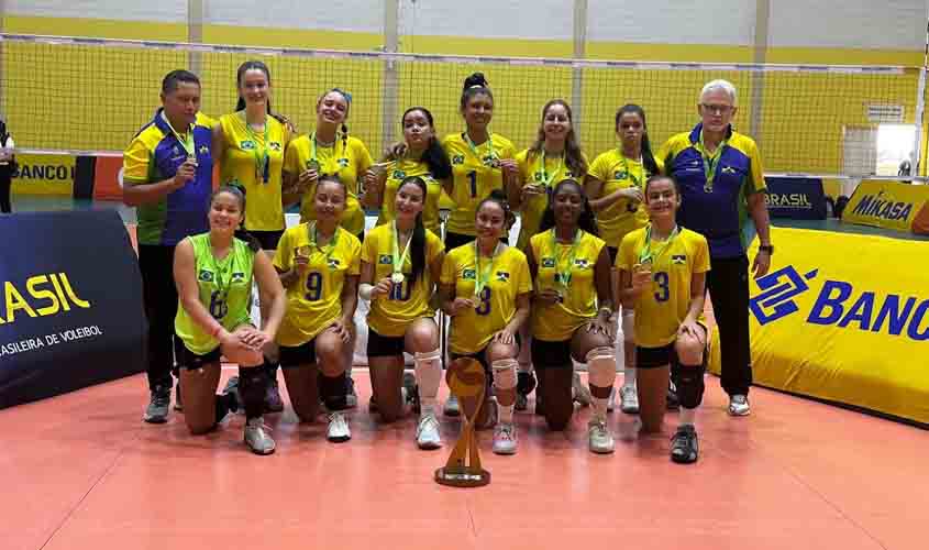 Meninas da AVV brilham e ajudam Rondônia conquistar CBS de volei