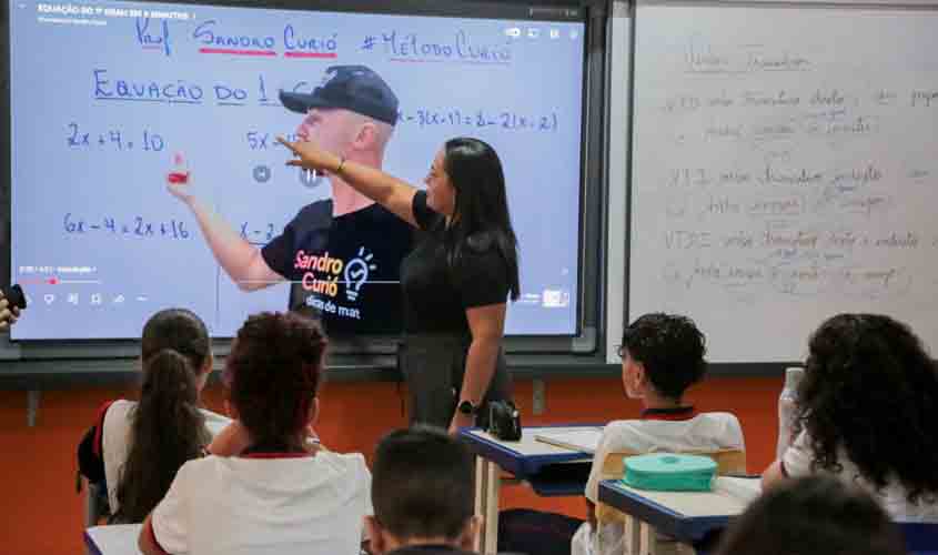 Investimentos e melhorias para os professores são destacados pelo governo de RO