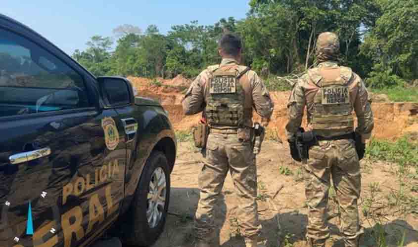 PF deflagra Operação Araras em combate ao garimpo legal em Rondônia