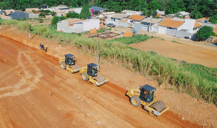 Governo de RO e Jaru iniciam pavimentação da Linha 625