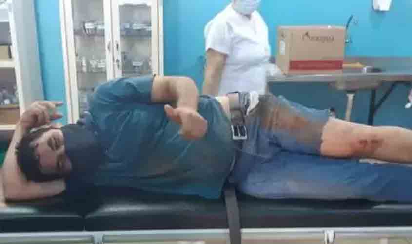 Candidato a vereador sofre acidente após bater em macaco em Cabixi