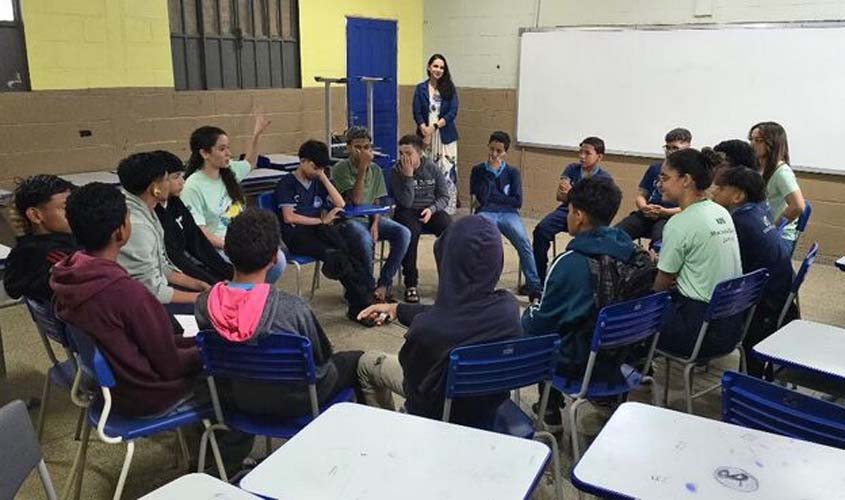 TJRO promove prevenção à violência e bullying para estudantes