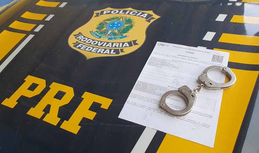 Em apenas 30 horas, PRF cumpre 5 mandados de prisão em Rondônia