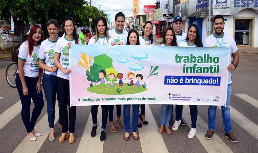 Justiça do Trabalho realiza pit-stops em Porto Velho para conscientização ao Trabalho Seguro e combate ao Trabalho Infantil