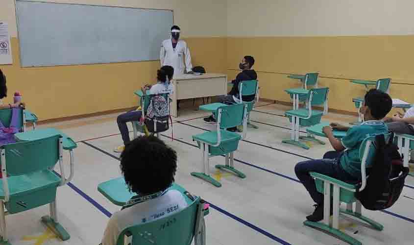Escolas SESI-SENAI de Rondônia retomam aulas presenciais